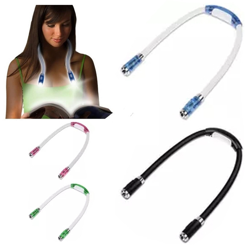 

Led for the elderly holding neck hanging reading lamp