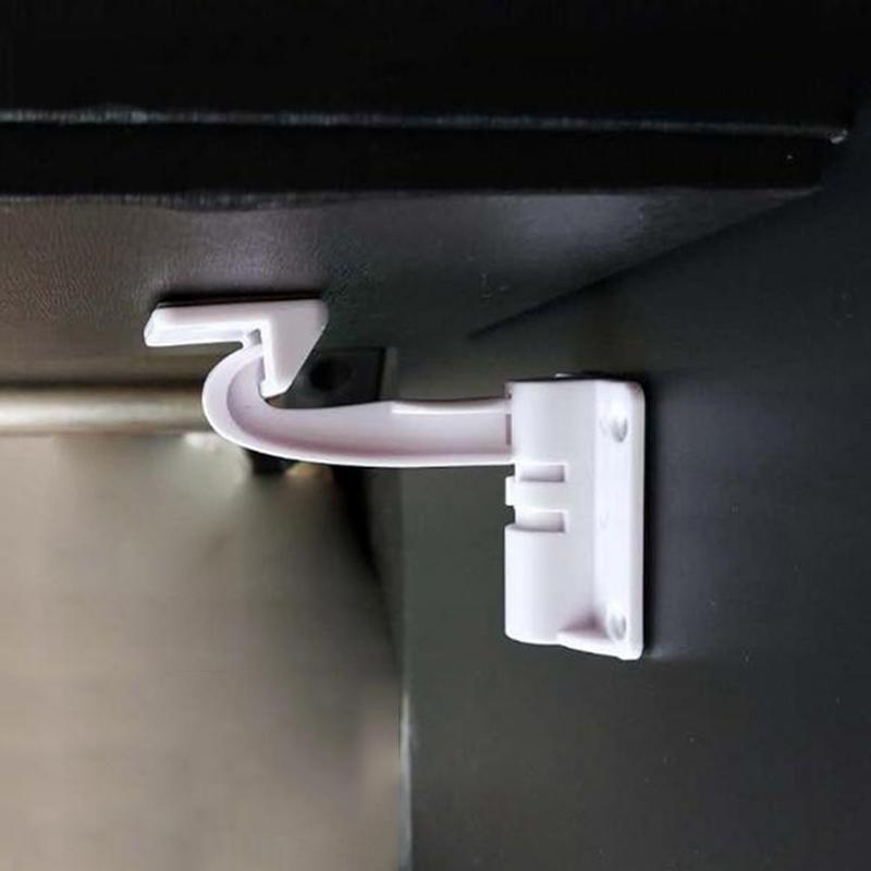 

1Pc Baby Safey Cabinet Locks Invisible Drawer Latch Lock Security Children Protection Latches Safety Cupboard Door Locker Carriers, Slings &