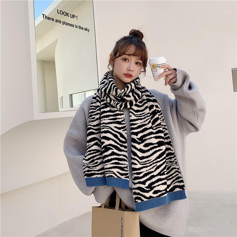 

Scarves Autumn Winter Comfortable Fashion Arrival Temperamental High Quality Vintage Elegant Print Wild Cute Casual Long Scarf, Blue;gray
