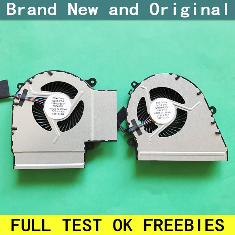 

Laptop CPU Cooling Fan Cooler Notebook PC For ThundeRobot TR Dino X5 X6 X7 X8 NL5A-CPU NL5A-VGA Radiator 4PIN Pads