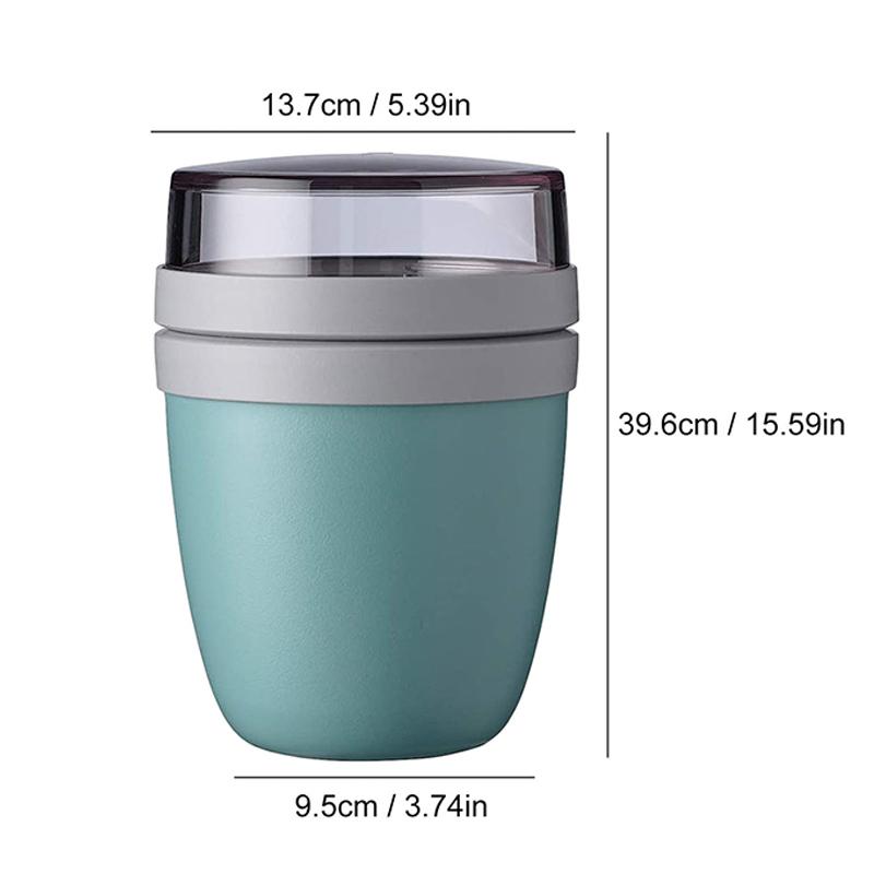 

Reusable Meal Prep Lunch Pot Snack Nut Preservation Cup Box Portable Container Yogurts JS23 Storage Bottles & Jars
