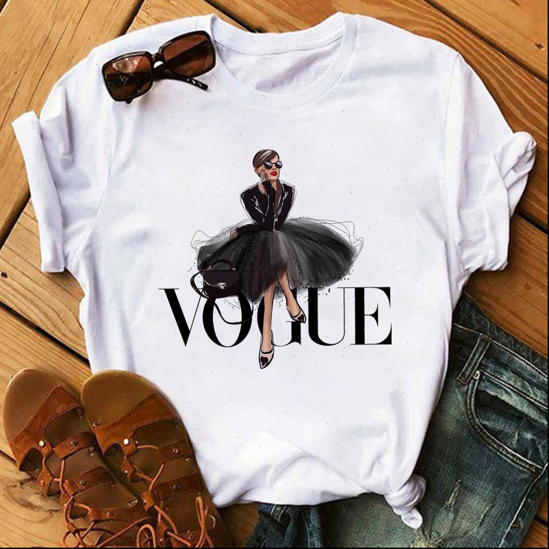 

women arrivals fashion vogue printed t shirt harajuku trend style o neck shirts summer short sleeve casual, White