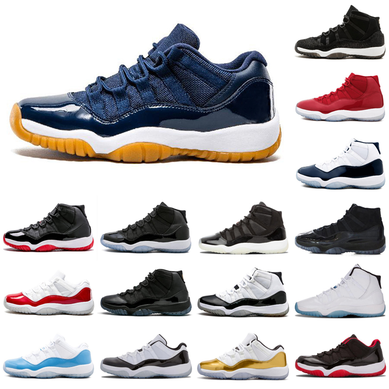 

11 11s 25th Anniversary Low white concord 45 bred Men Basketball Shoes Gym Red Gamma Blue XI Women Sports Sneakers Size 36-47, As photo 41