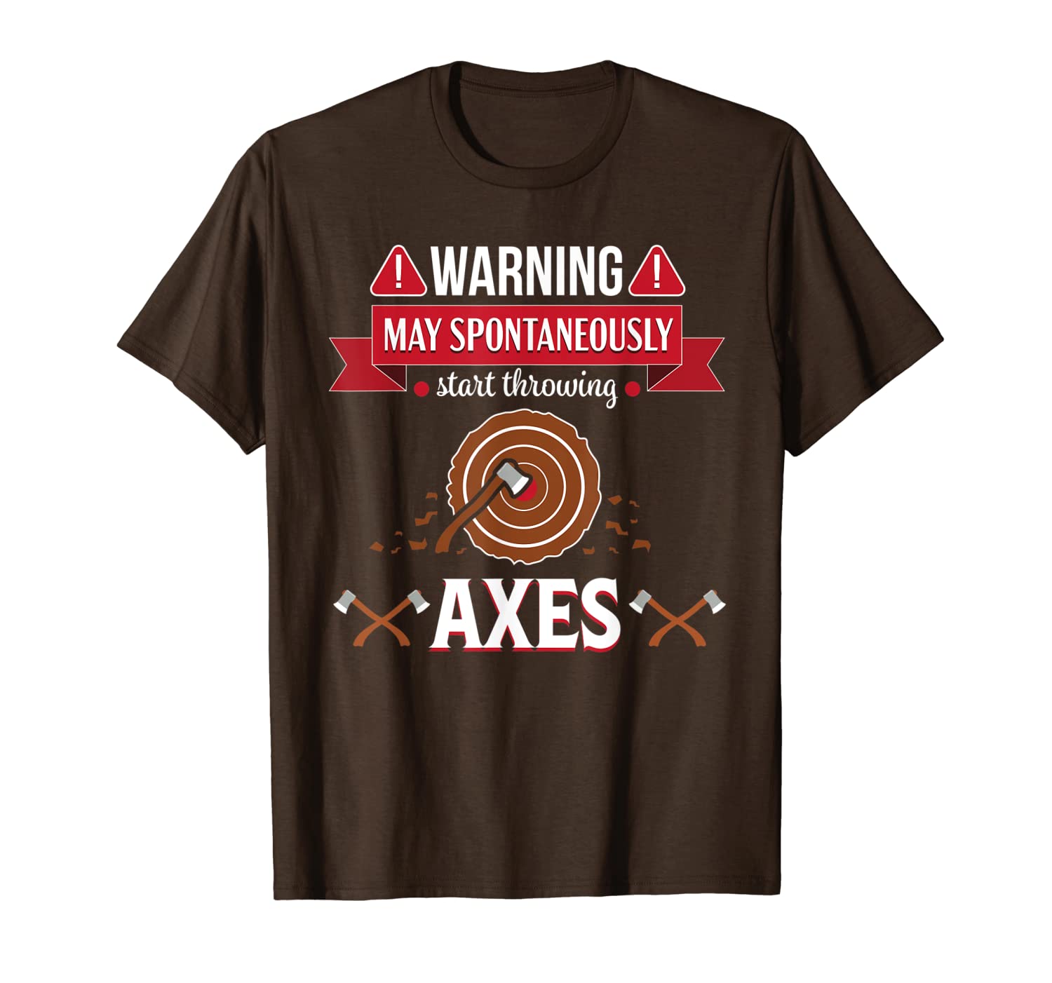 

axe throwing funny hatchet lumberjack novelty gift tshirt, White;black