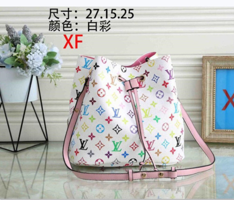 

LVLOUISVITTON bagVUTTON Drawstring Closure Sturdy Stylish Bucket Bag Women handbags Handbags Luxury Designer bags Womens, White