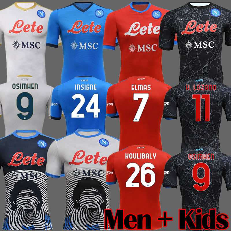 

21 22 SSC Napoli Soccer Jerseys Halloween LOZANO OSIMHEN INSIGNE LIMITED EDITION Football Shirt MAGLIA MERTENS Dark Blue MARADONA 2021 2022 Kits Maillots de foot, Home