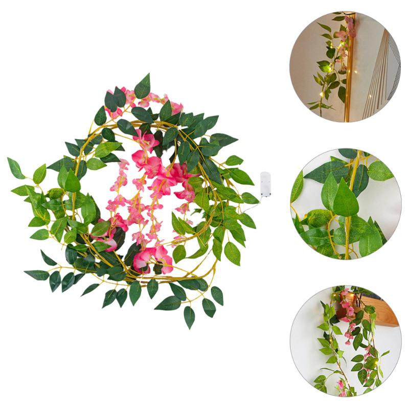 

Strings Wedding Party Decorative Light String LED Wisteria Flower Lamp Night