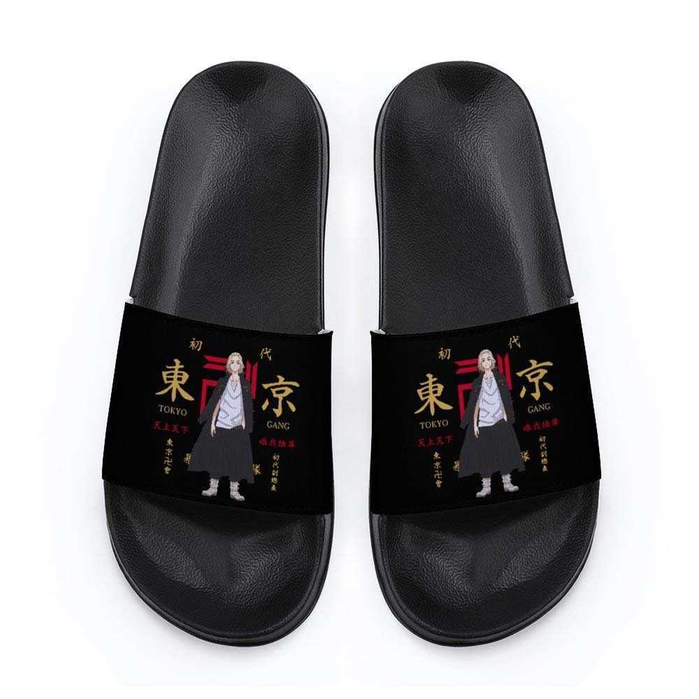 

Tokyo Revengers Anime Toe Slippers Flip Flop Cos Sandals Beach Shoes For Women Men Daily Indoor Outdoor Activities 2021 Summmer H0827