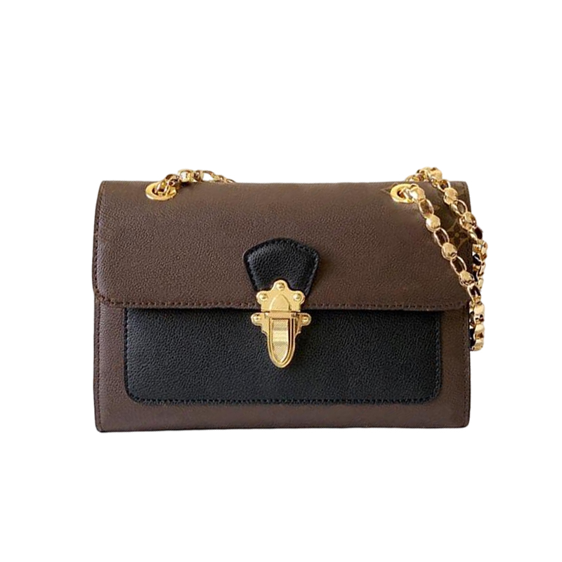 

High Quality women VICTOIRE shoulder bag luxurys designer classic metal buckle fashion lady leather messenger bags purse flap with chains handbag, Szie:27x20x10cm