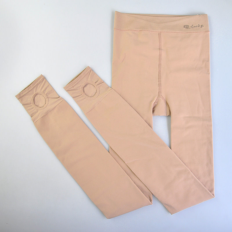 

Women's sexy Spring Autumn Winter thermal sheer shearing slim ankle leggings #3185C, Black
