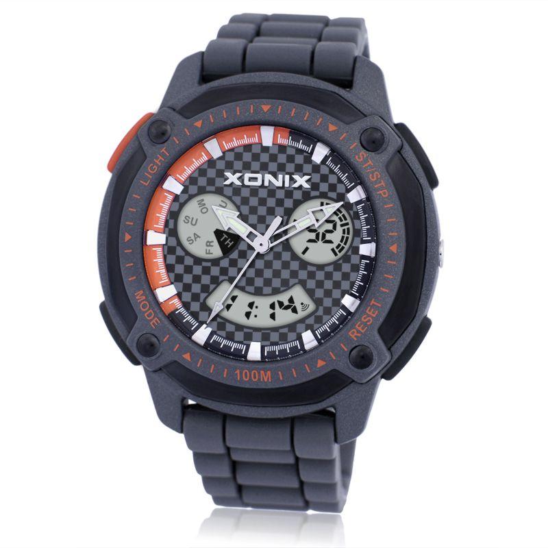 

Wristwatches Precision Brand Watch Luxury Men Relogio Masculino LED Digital Diving Swimming Reloj Hombre Sports Stainless Steel Watches 100M, Do 001