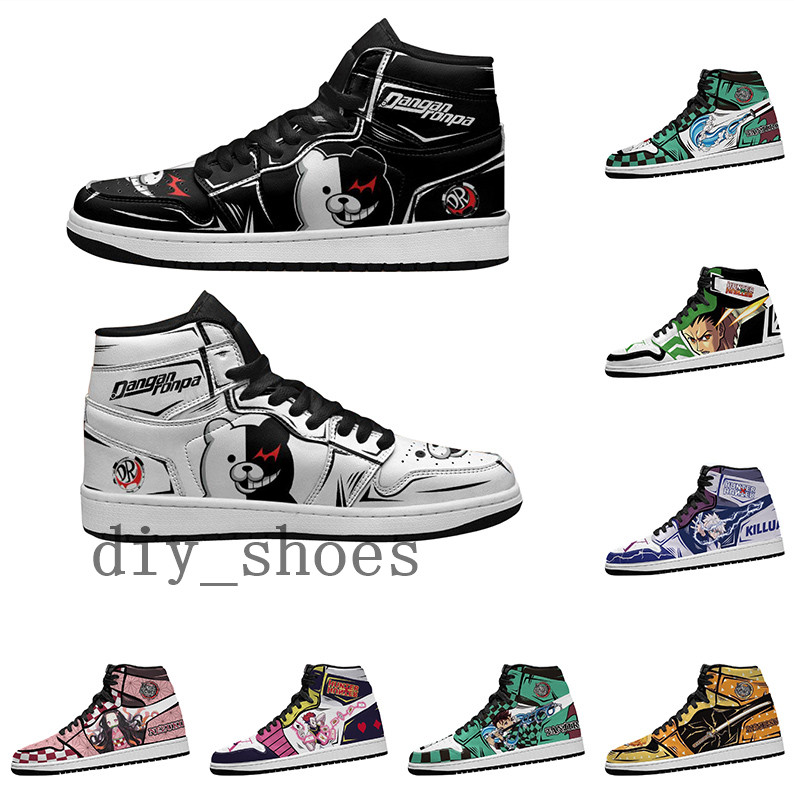 

2021 DIY Custom Made Shoes Anime Jumpman 1 1s Sports Sneakers For Men Women Running Basketball Shoe Customize Customized Trainers DY3023