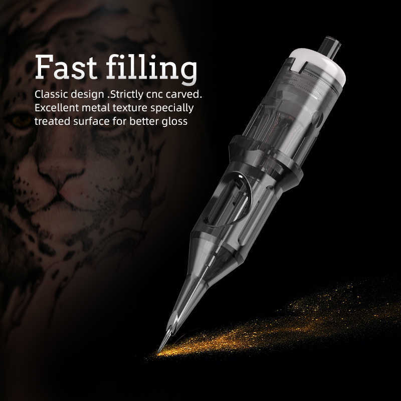 

New! Professional Disposable #12 Standard Tattoo Needle Cartridges - Round Liners 1/3/5/7/9/11/14RL 210608
