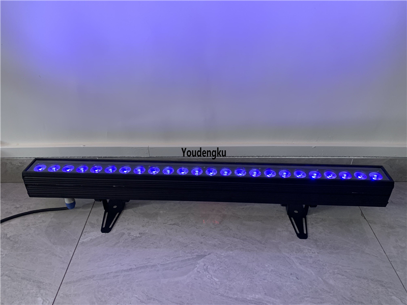 2pcs 24x18W RGBWA UV Indoor Stage LED Wall Wash Light Bar rgbwa++uv 6in1 indoor led wall washer lightt-image-711143396