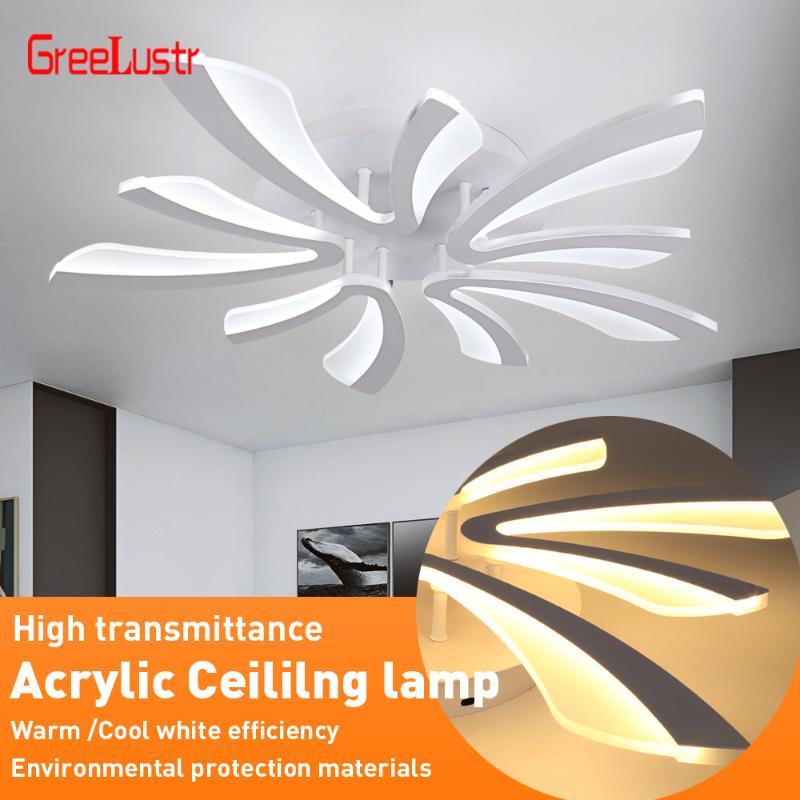 

Modern Led Ceiling Lamp Fixtures Acrylic 5Heads Chandelier Lustres Plafonnier For Kitchen Living Room Bedroom Light Lights
