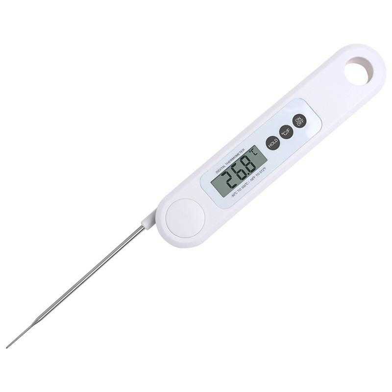 Instant Read Meat Thermometer Fast Precise Digital Food Thermometers with Backlight Display Foldable Probe for Deep Fry, BBQ, Grill, and Roast