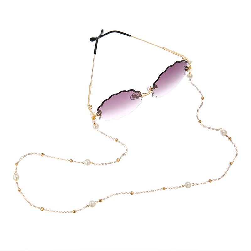 

Other Fashion Accessories Imitation Pearls Glasses Chain Silver Bead Sunglasses Women Lanyard Holder Rope Catena Occhiali Smycz