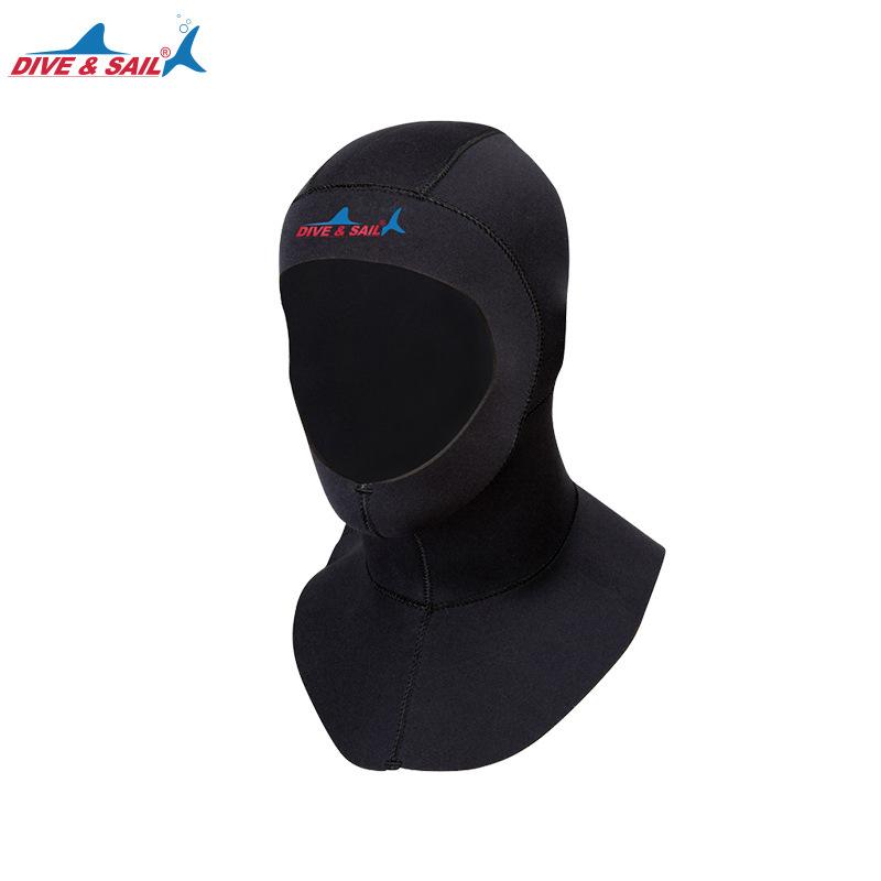 

3mm Neoprene Scuba Diving Hood With Shoulder Snorkeling Equipment Hat Winter Swim Warm Wetsuit Spearfishing Men Waterproof Cap Swimming Caps