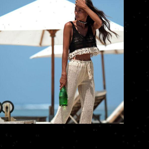 

womens cami crochet lace loose pullover tassel shirts sleeveless crop shirt blouse tanks drop, White