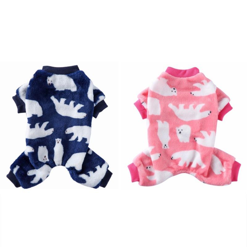 

Dog Apparel Pet Soft Comfortable Lovely Pajamas For Small Medium Dogs Cute Diverse Colorful Puppy Autumn Winter Costume, Scarlet