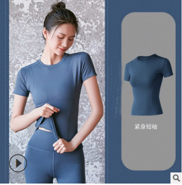 

Womens Compression T-shirt for Women Pure Color Tights Running Tops Fitness Gym Yoga Top Short Sleeve Workout Training new Z5Dw#, White