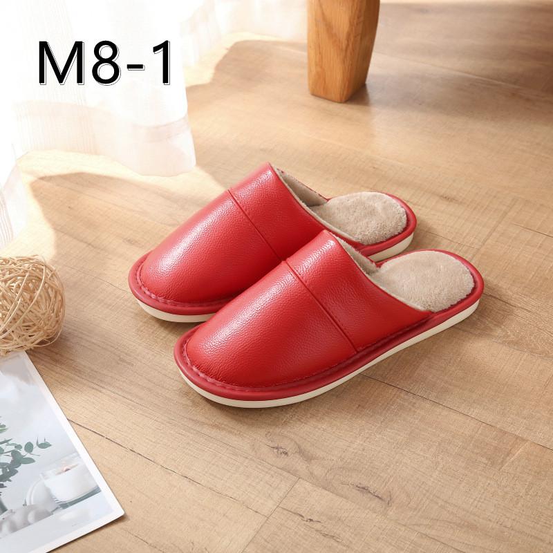 

Slippers Home Warm Plush M8-1, Black