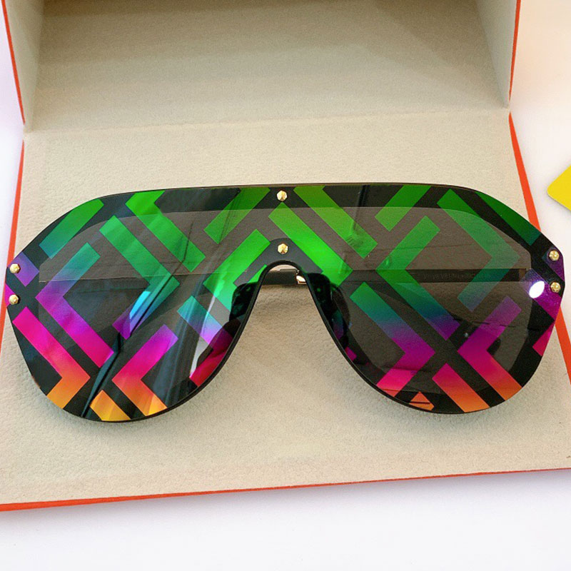 

Womens sunglasses M0039/SG/S fashion one-piece color letter lens mens classic trend glasses anti-UV400 protection designer top quality shipped with box