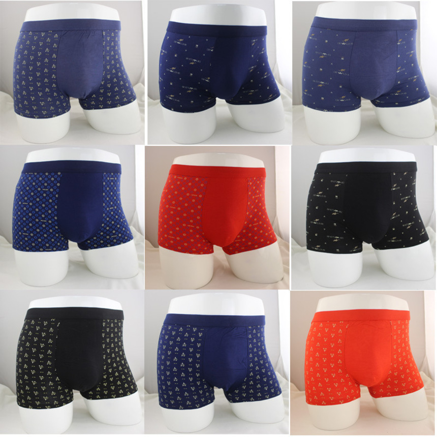 

new style wear boxer 5 yuan under men's puning, White;black
