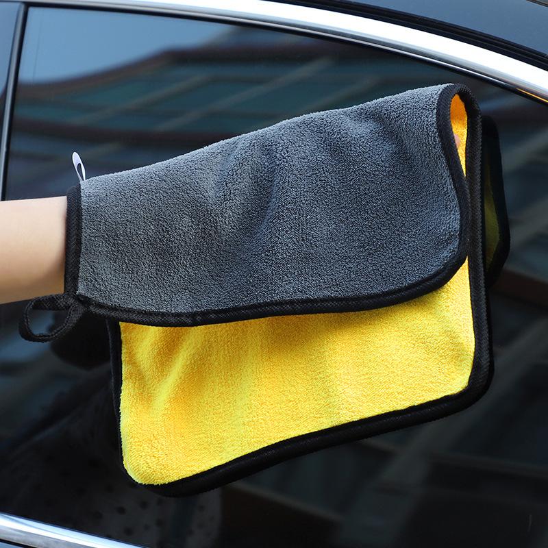 

Towel Universal Car Wash Microfiber Cleaning Drying Cloth Hemming Care Detailing
