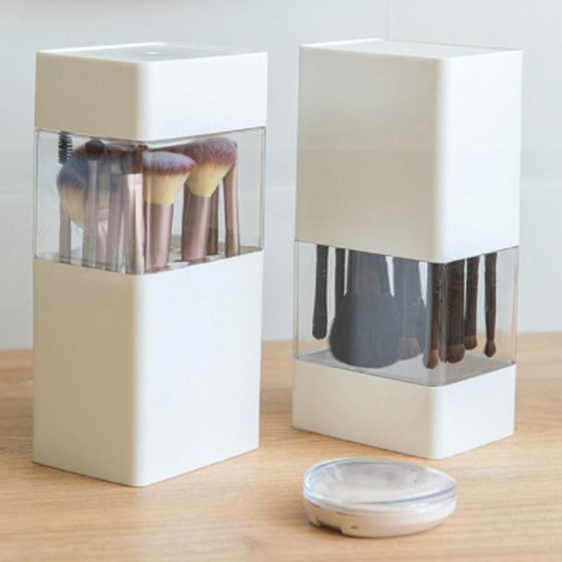 

Storage Boxes & Bins Plastic Makeup Brush Holder Organizer For Cosmetic Make Up Box Pen Lipstick Pencil Rack Container
