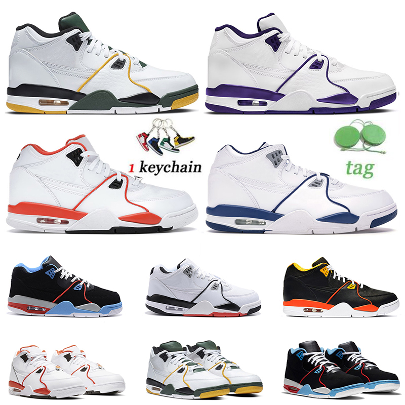 

2022 Fashion Flight 89 Trainers Seattle Air Basketball Shoes Raygun Designer Black White Court Purple True Blue Rucker Park Men Women Sports Sneakers With Socks, B2 white court purple 40-45