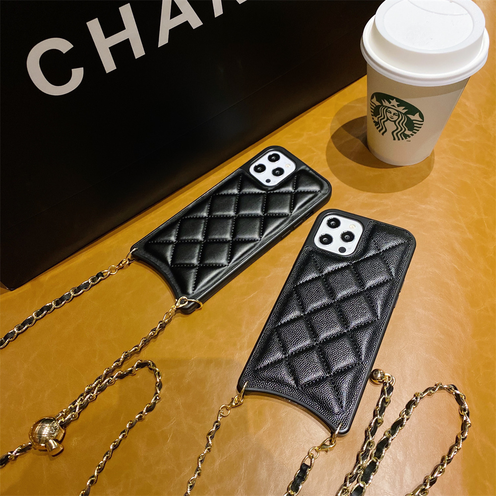 

Crossbody Wallet Case Cover For Iphone 12 Pro Mini 11 Pro Xs Max Xr X 8 Plus Case Card Slot Handbag Wallet with Long Belt Chains, A-26