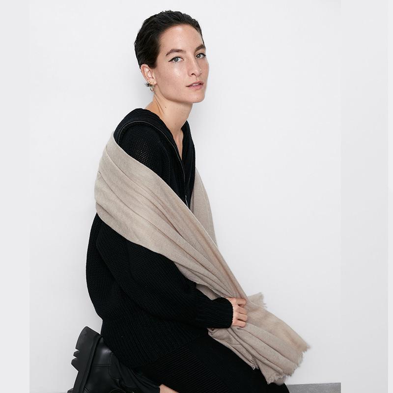 

Scarves Women Brand Cashmere Winter Cappa Scarf Designer Blanket Classical Graceful Beauty Colour Imitated, Blue;gray
