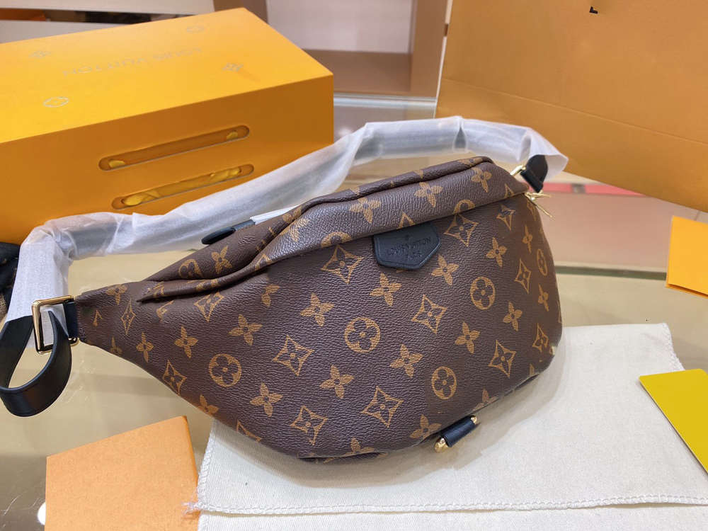 

2021 luxury high-quality designer waist bag trendy fashion handbag, Dark grey