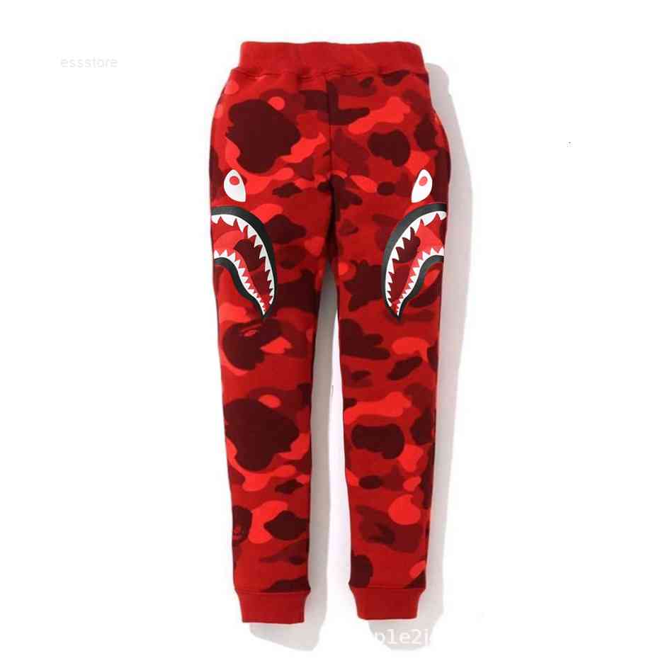 

pants trousers beii & ape tide brand shark children's wear double side camouflage boys' girls' cotton terry small medium, Black;white