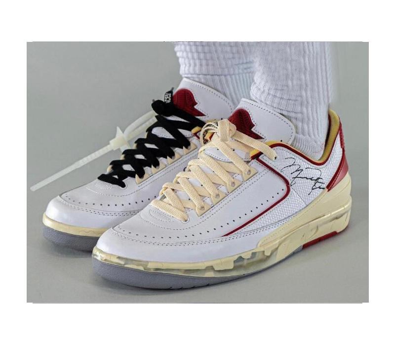 

With Box 2 Low White Red mens Basketball Shoes 2s Trainers Sports Outdoor Skateboard Off Sneakers DJ4375-106