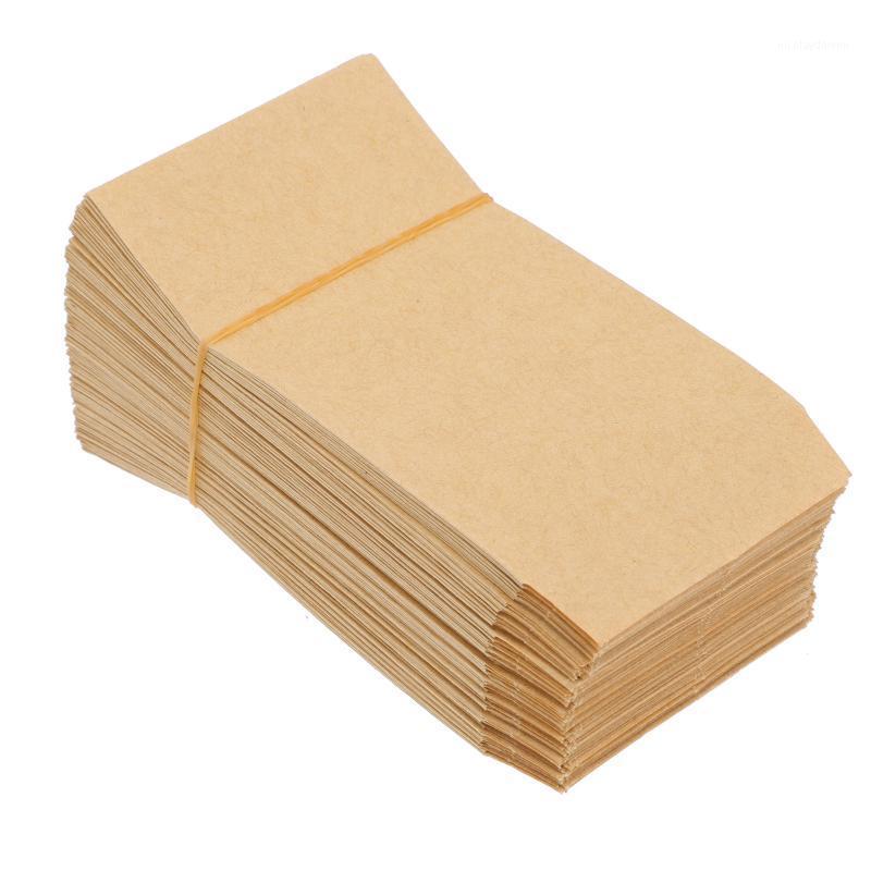 

Gift Wrap 100pcs Premium Kraft Paper Pouches Envelope Bags Wheat Corn Storage
