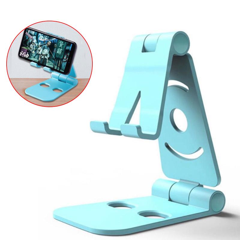 

Cell Phone Mounts & Holders Mobile Holder Bracket Mount Desk Stand Double Folding Portable For Tablet