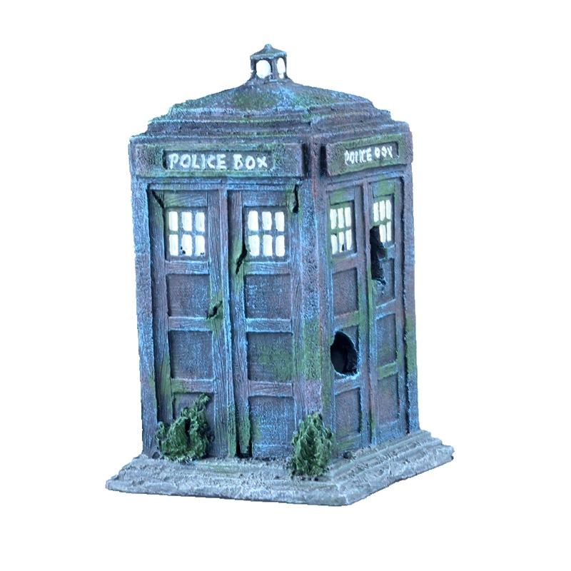

Aquarium Decoration Sentry Box House Ornaments Fish Tank Landscaping Aquascape Shrimp Shelter Decor Accessories Decorations