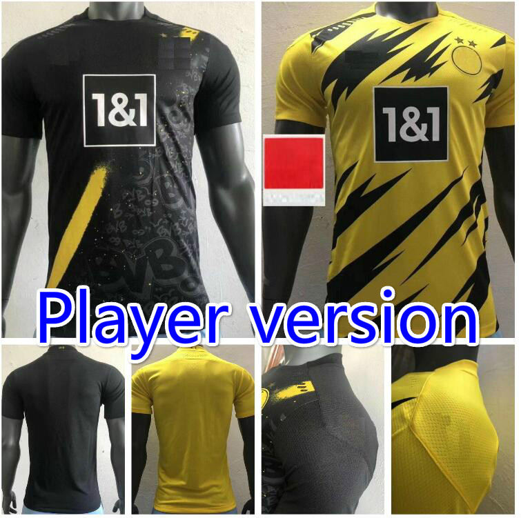 

Player version Borussia dortmund soccer jerseys home away HAALAND 2021 football shirts SANCHO REUS HUMMELS BRANDT PACO maillot ., Black;yellow
