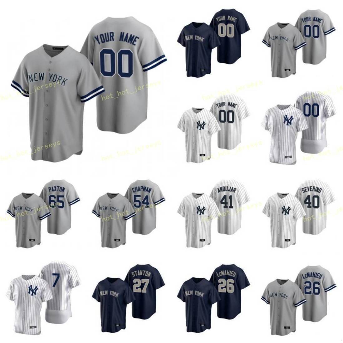 

Abreu Albert 84 Baseball Jersey Britton Zack 53 Cessa Luis 85 Chapman Aroldis 54 Cole Gerrit 45 Custom Men Kids Women Stitch