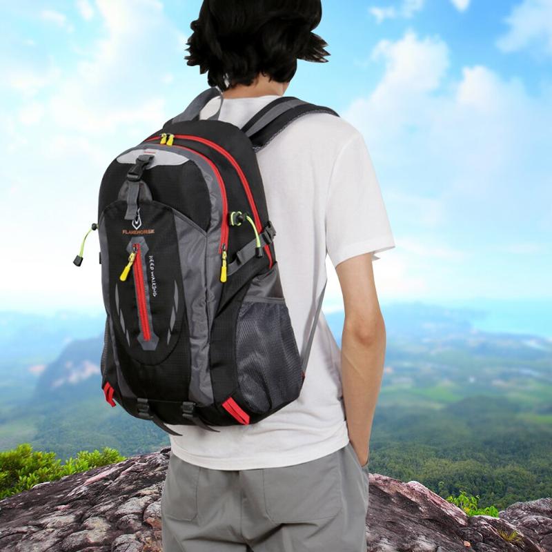 

Climbing Hiking Bag Nylon Casual Sport Bags Outdoor Travel Backpacks Unisex Waterproof Backpack Men Large Capacity Bagpack