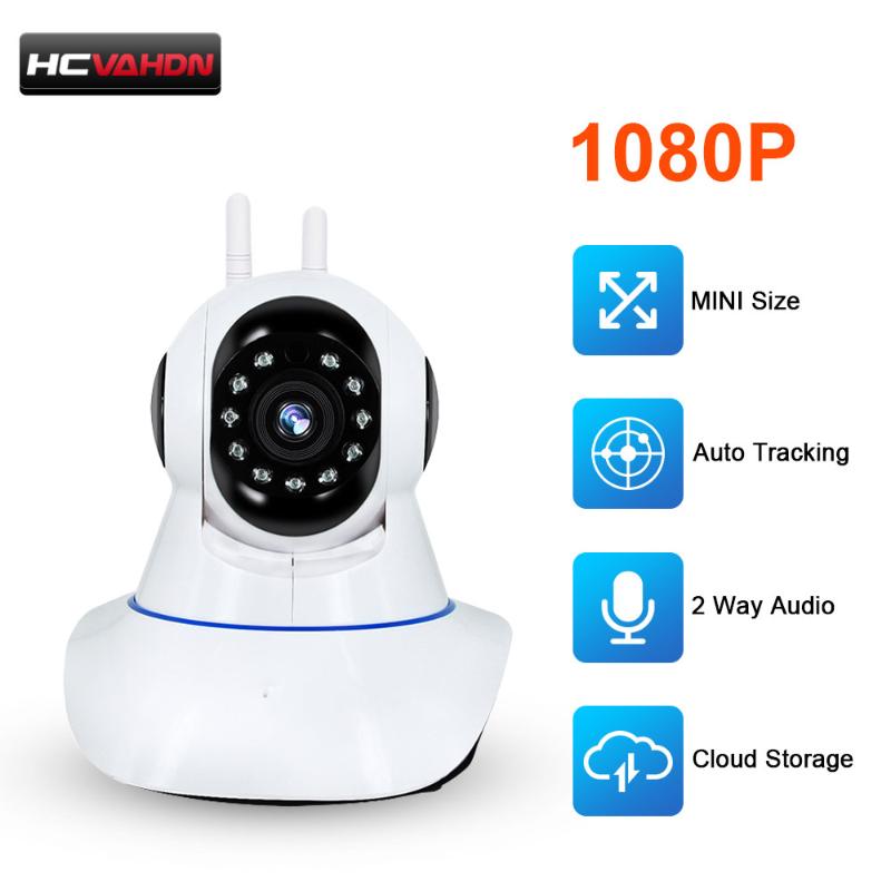 

Cameras Wireless IP Security Camera 1080P Indoor Home Auto Tracking Two Way Audio CCTV Video Surveillance 2MP Mini Baby Monitor