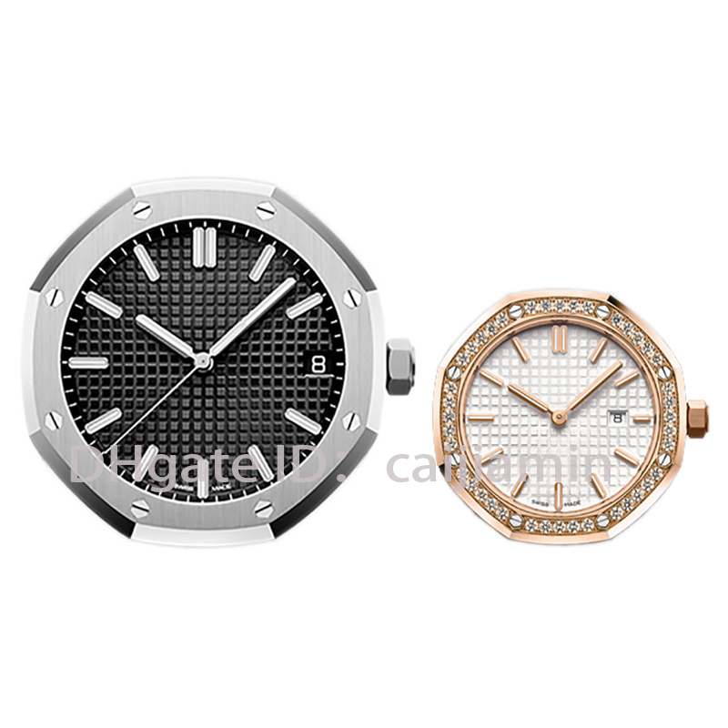 

caijiamin-U1 quality Mens Automatic machinery Watches classic style 41/33MM Full Stainless Steel Strap Gold Watch Super Luminous Women Wrist, Slivery;brown