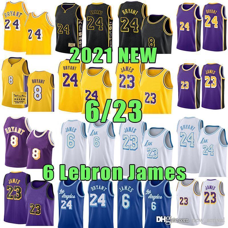

6 23 Anthony Kyle Davis Kuzma Basketball Jersey Earvin Shaquille Johnson Alex Los Caruso Angeles Lakers Kobe Bryant, Black;red