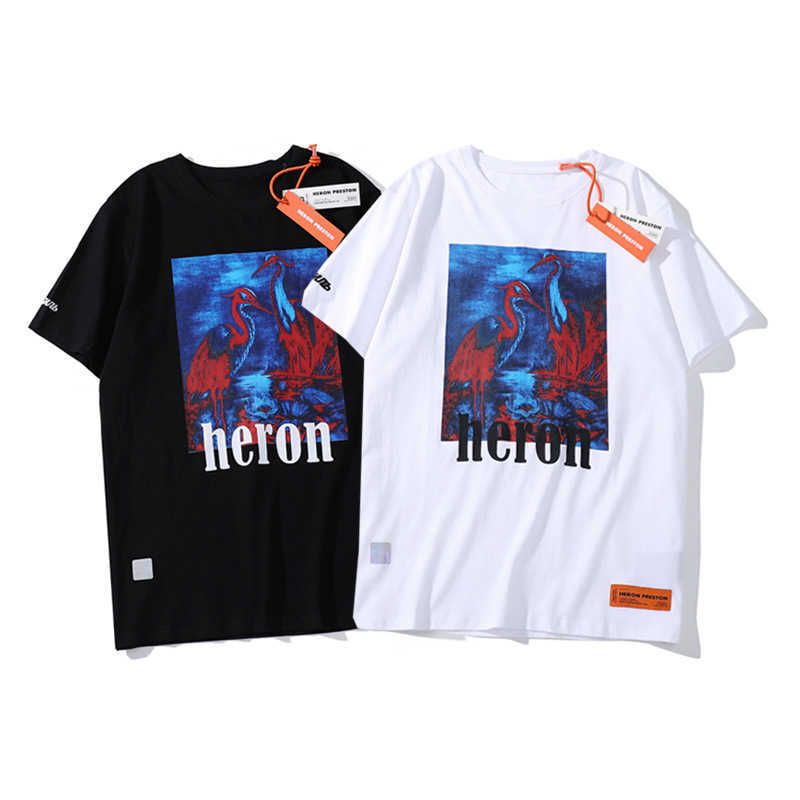 

Men' T-Shirts phantom gradient Heron crane lovers hp t-shirt men' and women' Short Sleeve Tee, White