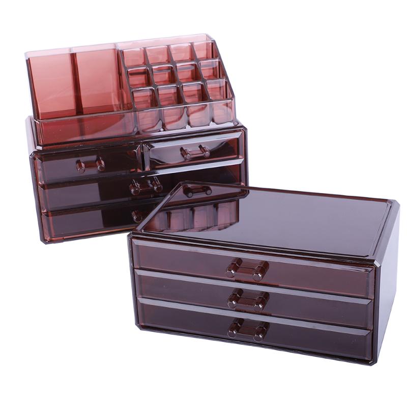 

Plastic Cosmetics Storage Rack Transparen190813309 Cosmetic Bags & Cases