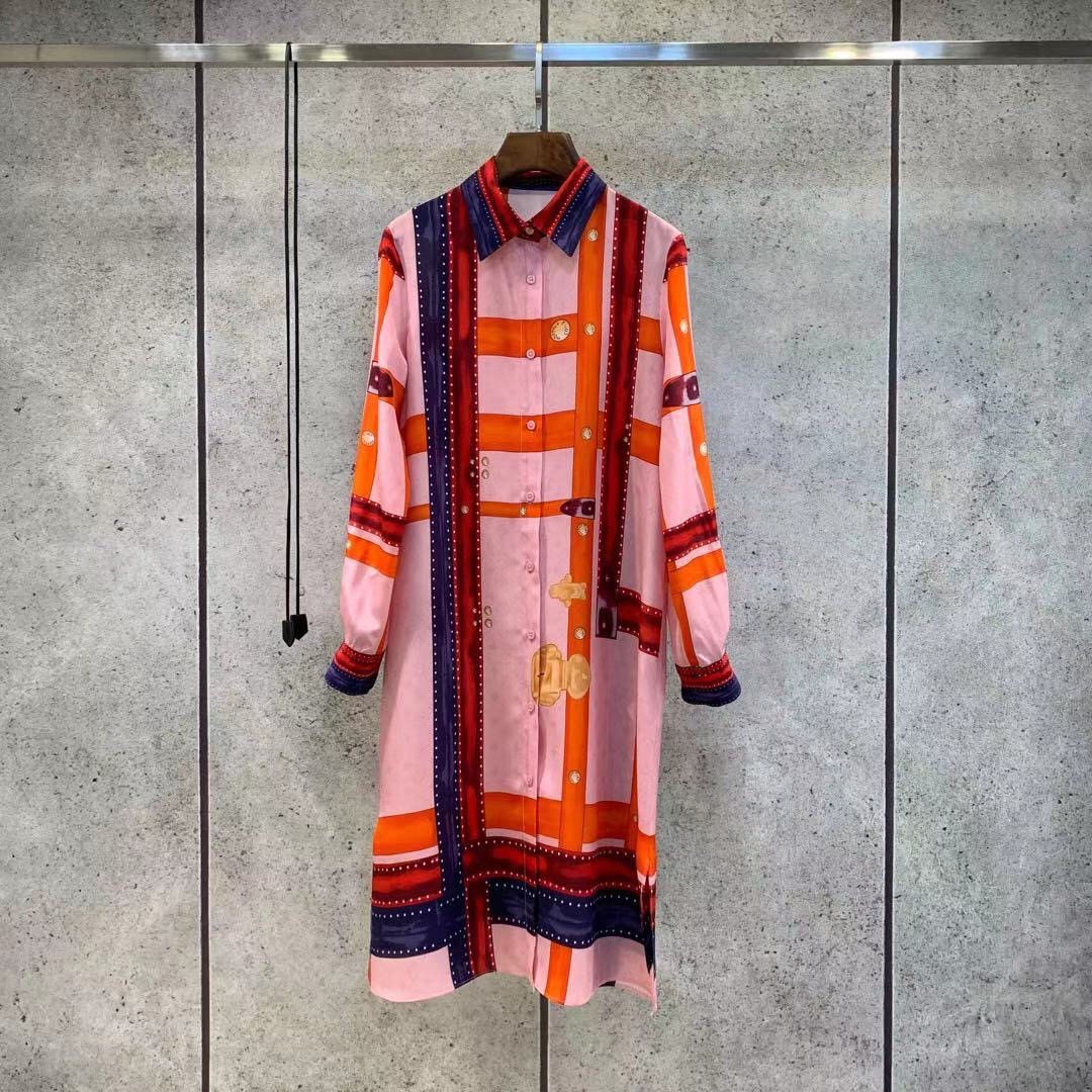 

Milan Runway dresses 2021 Summer Print Panelled Women's Designer Dress Brand Same Style skirtS with 0319-11, Black