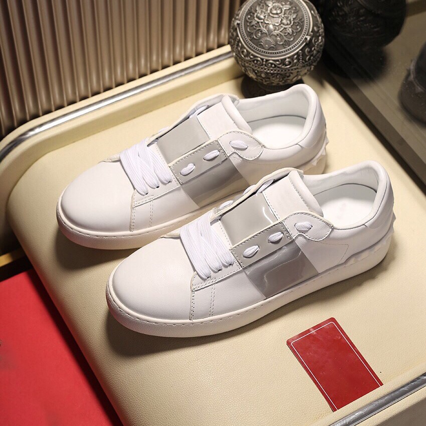 

fashion women luxurys designers shoes trend mens casual shoe woman leather daily party platform chunky black white chaussures 2021 with box