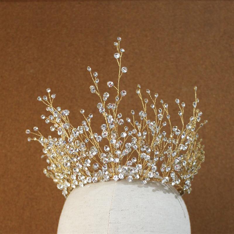 

Hair Clips & Barrettes MYFEIVO Rhinestone Bridal Tiaras Wedding Crowns Handmade Bridesmaid Diadem Headdress Accessories HQ1373